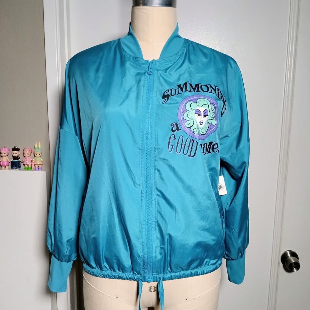 Disney Parks Haunted Mansion Madame Leota Light Weight Windbreaker Jacket Small
